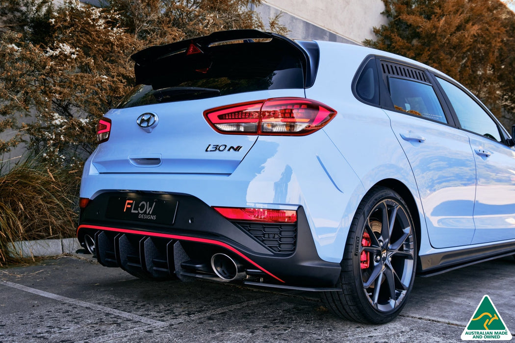 i30N Hatch PD FL 2021 Flow-Lock Rear Diffuser