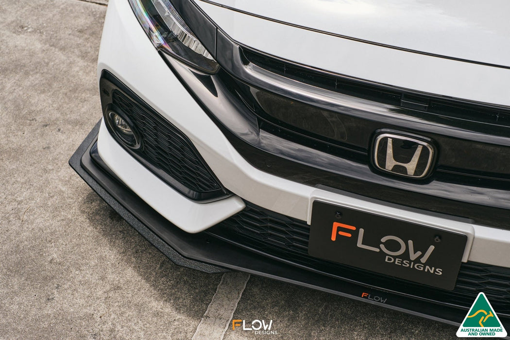 FK4/FK7 Civic RS Hatch PFL Front Lip Splitter Extensions (Pair)