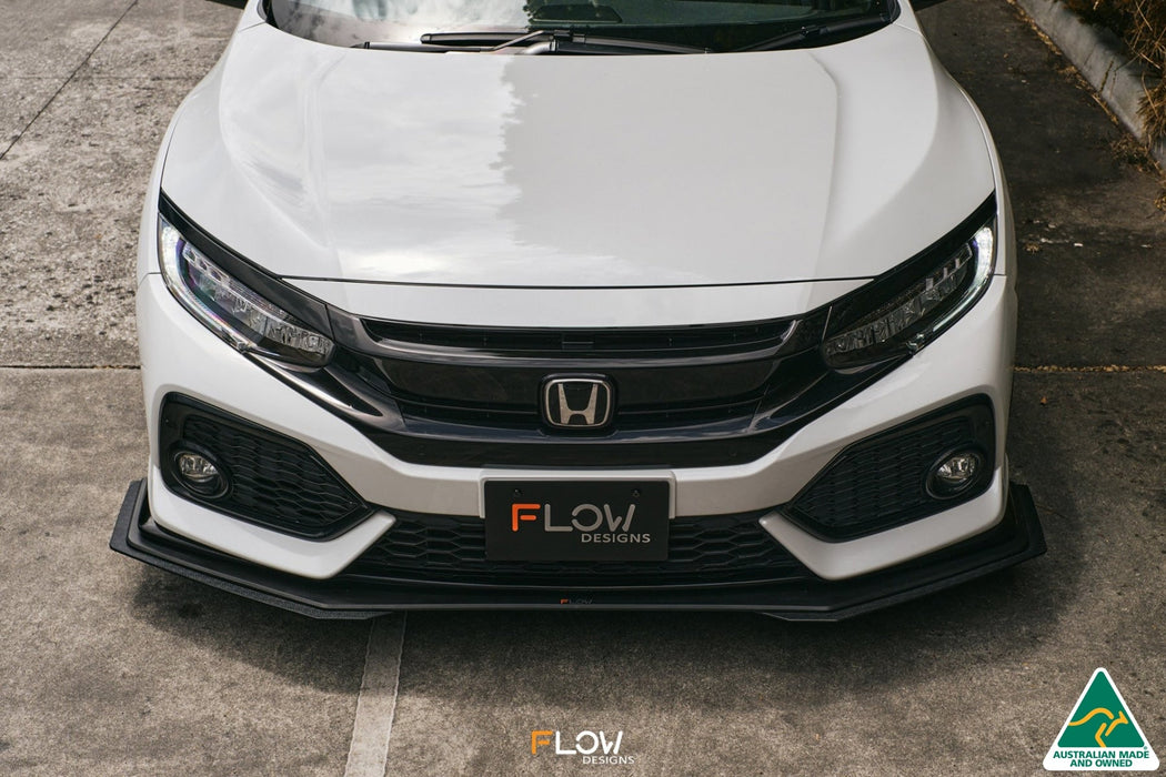 FK4/FK7 Civic RS Hatch PFL Front Lip Splitter