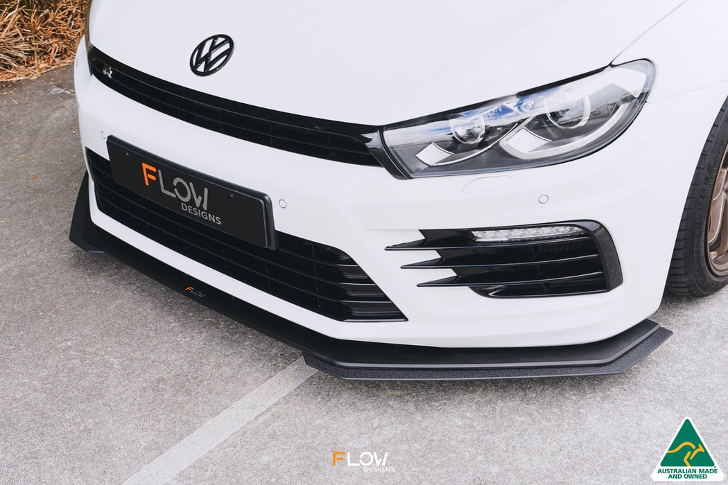 Scirocco R FL V3 Front Lip Splitter Extensions (Pair)