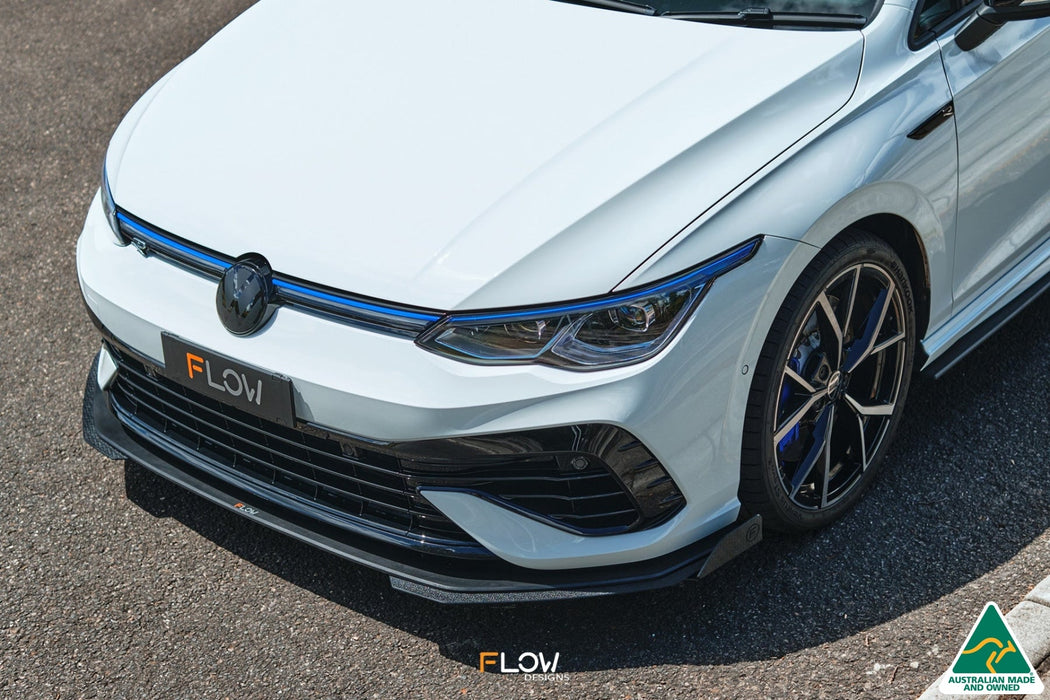 MK8 Golf R Chassis Mounted Front Lip Splitter