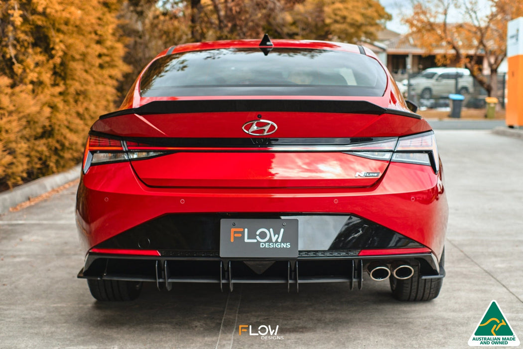 CN7 Elantra N Line Sedan 2020 Rear Spoiler Extension