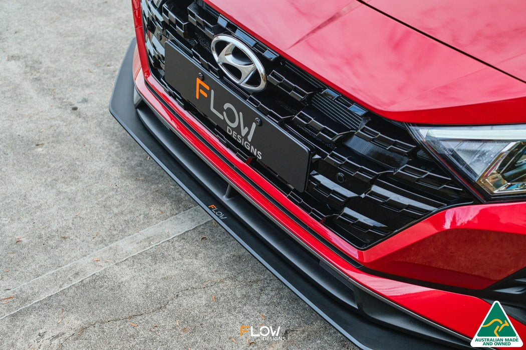 i20 N BC3 Front Lip Splitter & Mounting Brackets