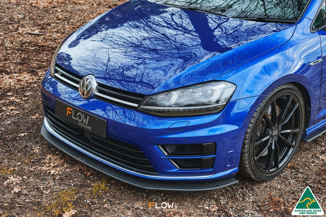 MK7 Golf R Wagon (USDM) Chassis Mounted Front Lip Splitter V3