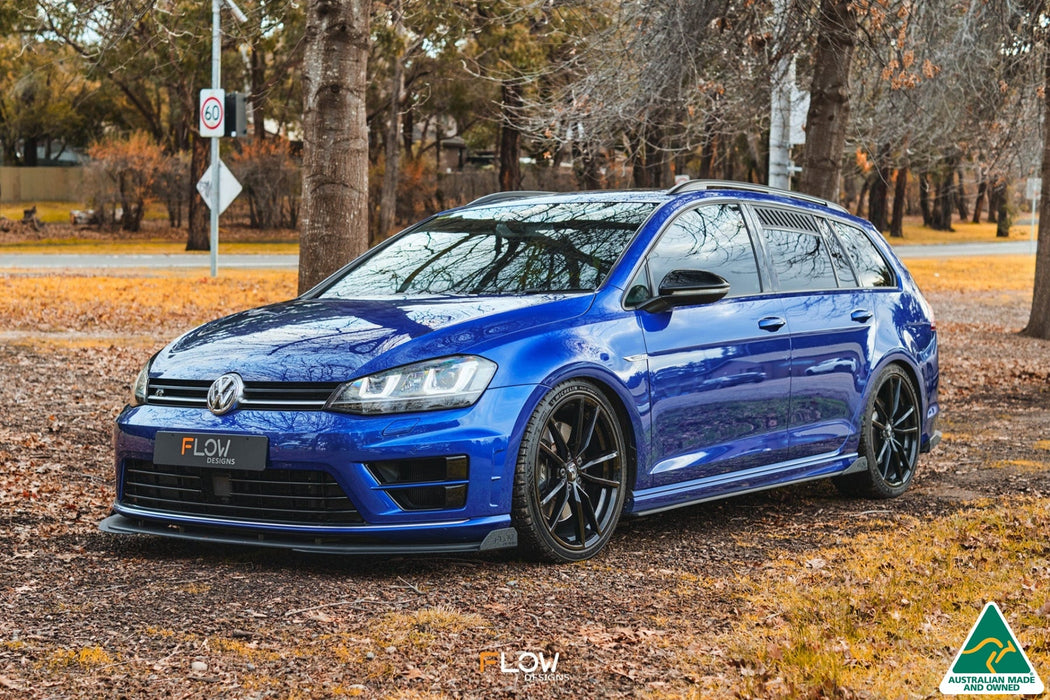 MK7 Golf R Wagon (USDM) Chassis Mounted Front Lip Splitter V3