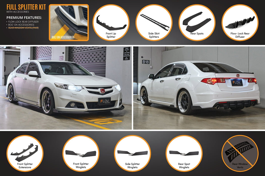 CU2 Accord Euro Full Lip Splitter Set - Modulo