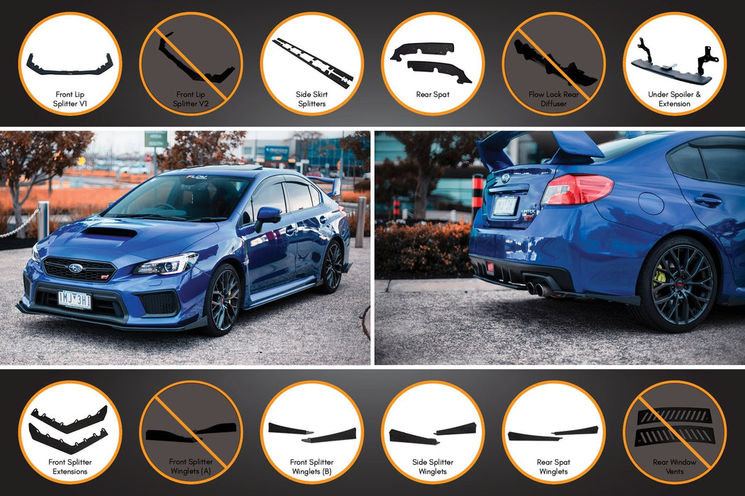 VA WRX/STI Full Lip Splitter Set