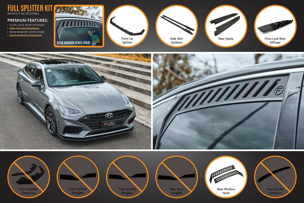 DN8 Sonata N Line 2020+ Full Lip Splitter Set