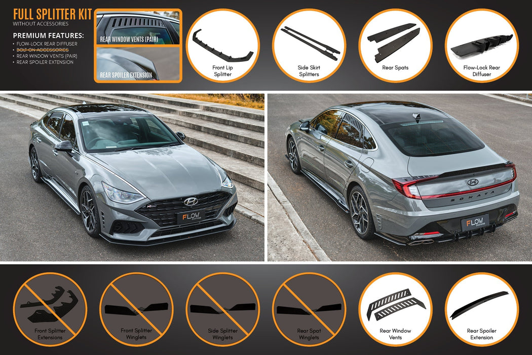 DN8 Sonata N Line 2020+ Full Lip Splitter Set