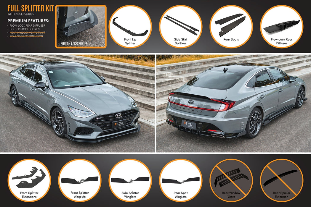 DN8 Sonata N Line 2020+ Full Lip Splitter Set