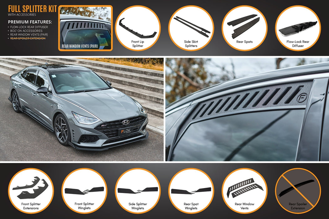 DN8 Sonata N Line 2020+ Full Lip Splitter Set