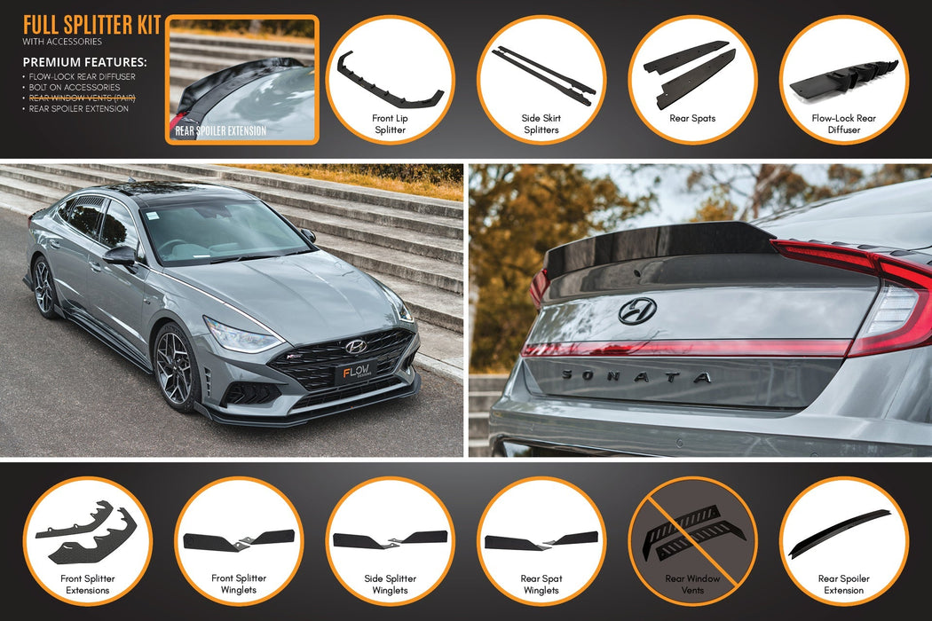 DN8 Sonata N Line 2020+ Full Lip Splitter Set