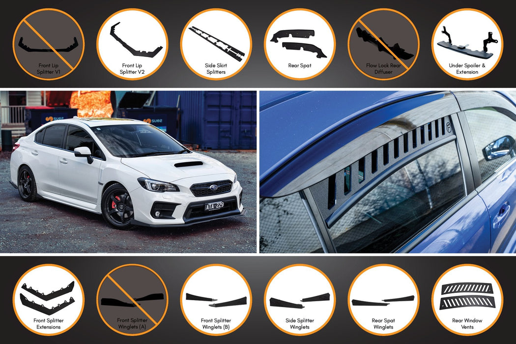 VA WRX/STI Full Lip Splitter Set