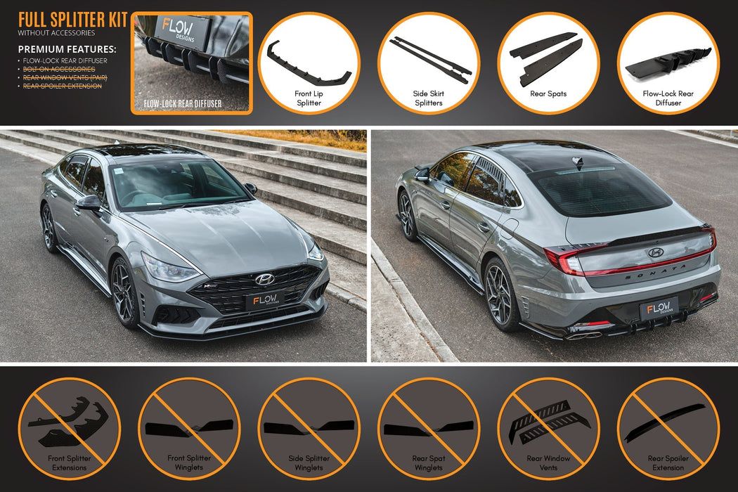 DN8 Sonata N Line 2020+ Full Lip Splitter Set