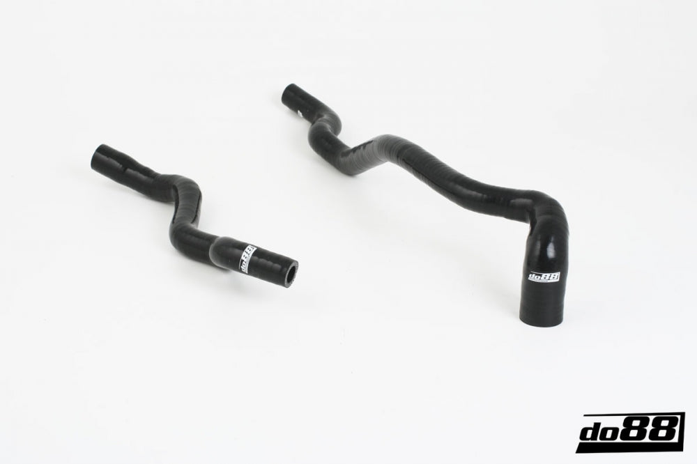 Saab 900 / 9-3 RHD Heater core hoses Black