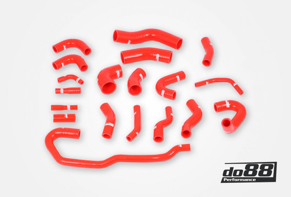 Audi RS6 C5 2002-2004 Coolant hoses Red