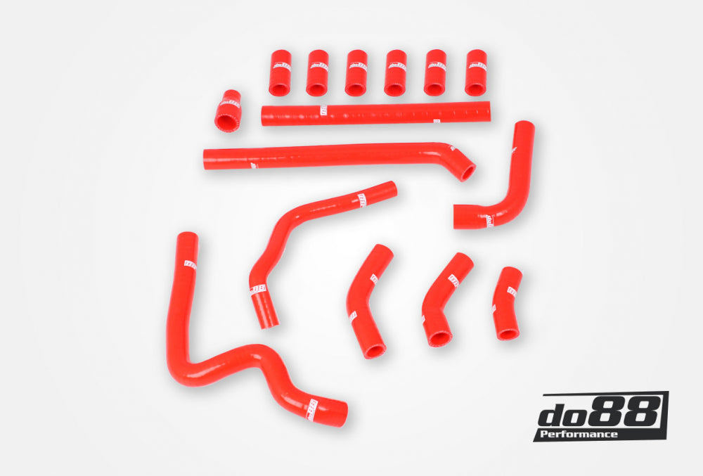 Audi RS6 C5 2002-2004 Crankcase vent hoses Red