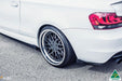 White BMW E82 Rear Pods Winglet