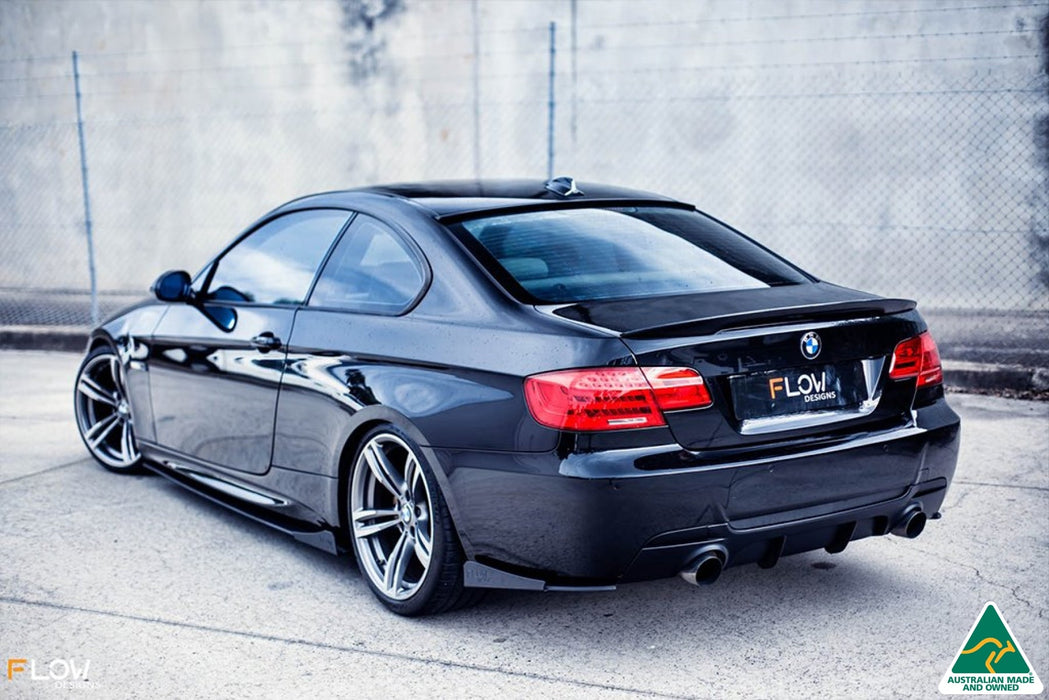 Black BMW E92 3 Series Rear Spat Winglets