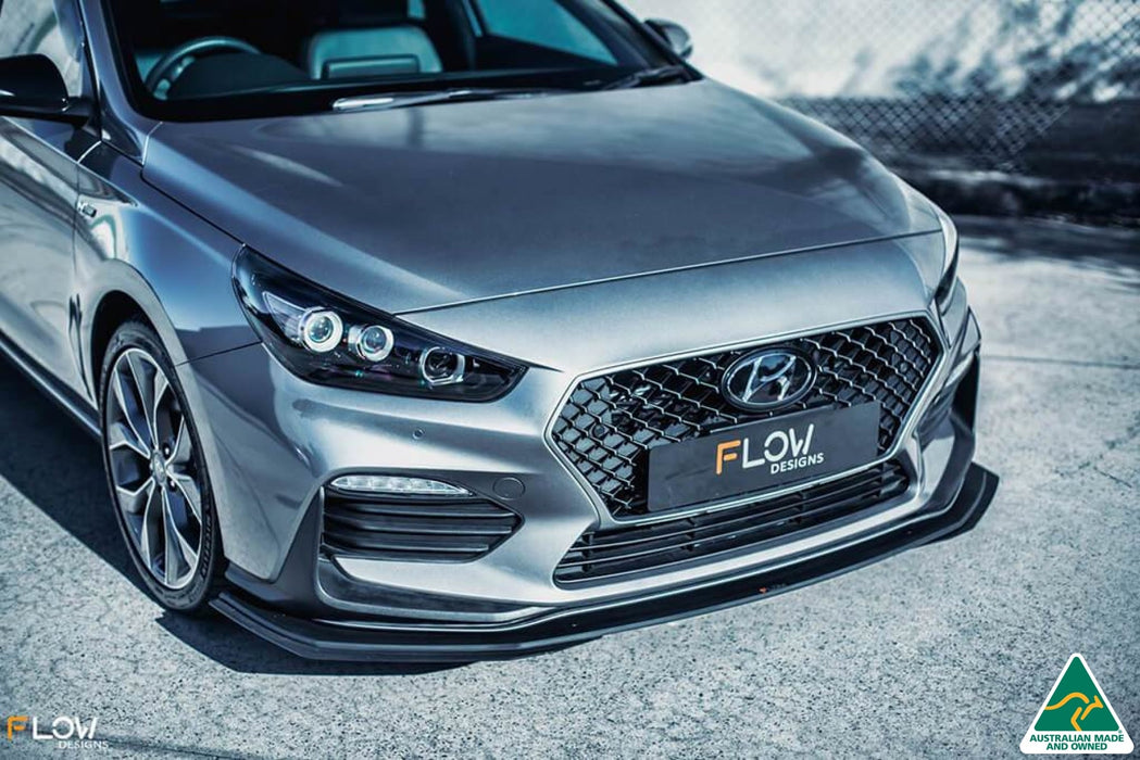 Hyundai i30 N Line Hatch Front Lip Splitter Extensions