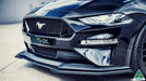 Black 2018 Mustang S550 FN Front Splitter