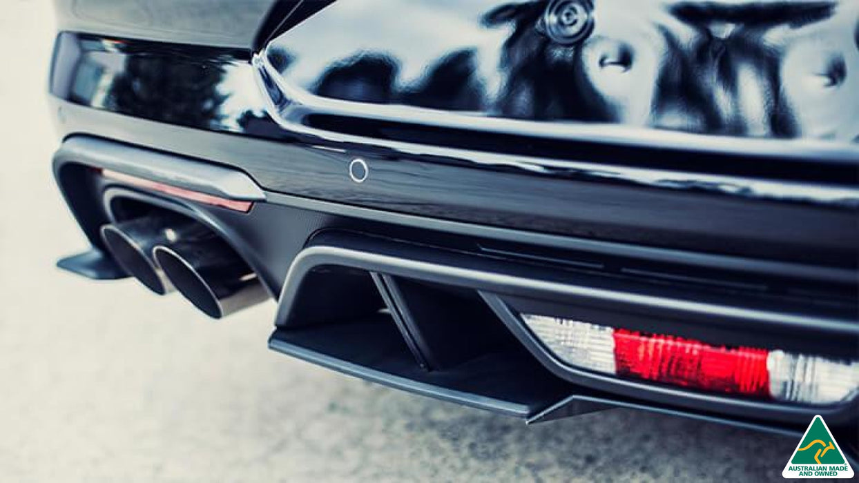 Black 2018 Mustang S550 FN Rear Valance