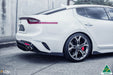 White Stinger CK GT Rear Spat Splitter Winglets